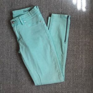 Blank NYC mint green skinny jeans sz 27